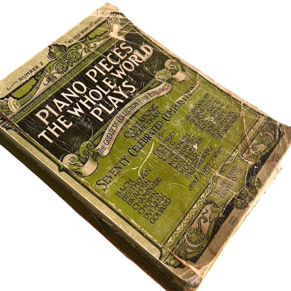 Antique Piano Pieces The Whole World Plays #2 Albert E Wier Orchestra 1918 Music